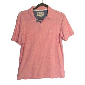 Original Penguin Shirt Mens Small Pink Polo Short Sleeve by Munsingwear Pullover